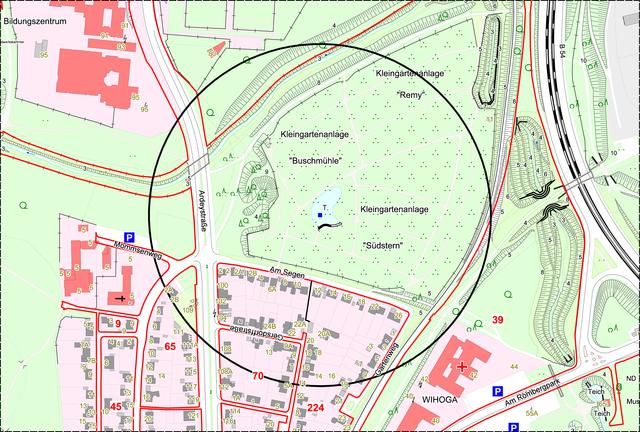 Während der Entschärfung wir die Ardeystraße zwischen der Bunsen-Kirchhoff-Straße und der Straße Am Rombergpark Ecke Stockumer Straße gesperrt.