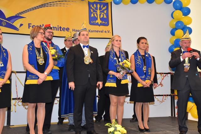 Das neue Prinzenpaar Dennis I. und Doreen I.