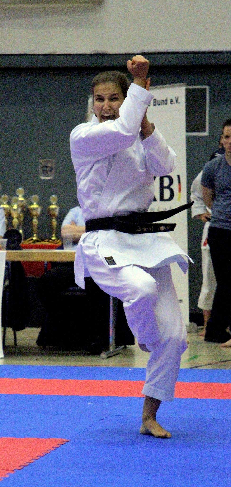 Karate Sport Wettkampf: Anspanung , Emotion, Freude, Begeisterung, Sieg, ... Karate JKA-Cup - Lokalkompass.de