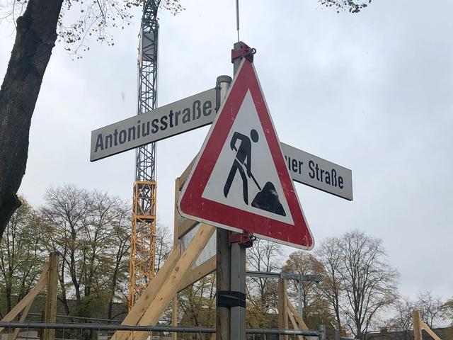 Die Bauarbeiten für den neuen Kindergarten in Holsterhausen sind in vollem Gange.