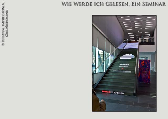 Eyecatcher Treppe II Wetter Essen Datt Wetta is abba richtich schäbbig heut ...

Wie werde ich gelesen? Ein Lokalkompass Workshop mit Jens Steinmann | Foto: © Kreative Impressionen, Chr. Niersmann