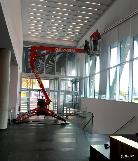 Der Eingang, der für uns blockiert war...