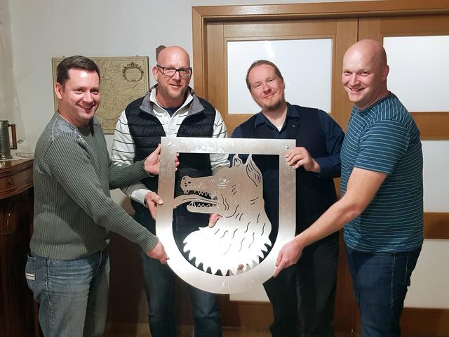 Der WWV-Vorstand in neuer Besetzung (v.l.n.r.): Kassierer Björn Malcher, 1. Vorsitzender Daniel Knüfer, Schriftführer Oliver Borgwardt und der neue 2. Vorsitzende, Tobias Bernsmann.