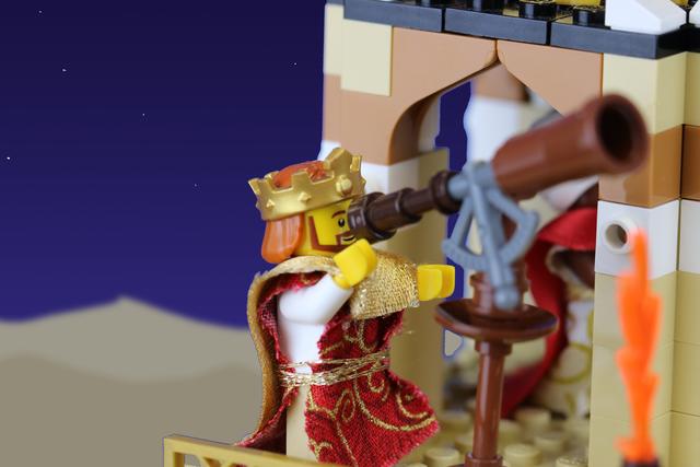 Die Sterndeuter sehen einen Stern aufgehen. | Foto: Markus Ende