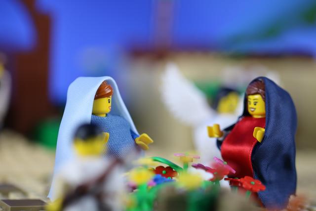 Maria besucht ihre Cousine Elisabeth. | Foto: Markus Ende