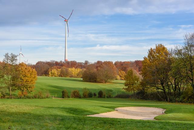 Auf dem Frohlinder Golfplatz