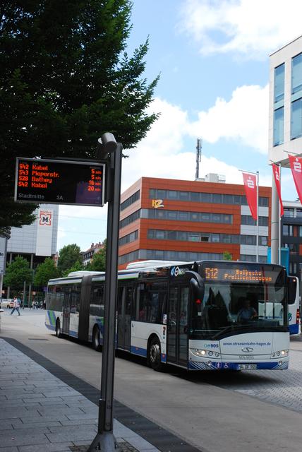 Ab dem 15. Dezember gibt es Fahrplanwechsel bei der Hagener Straßenbahn und der Deutschen Bahn.