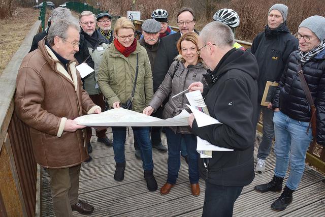 Schon im Februar 2017 ließen sich die Politiker die Tunnelpläne erläutern.