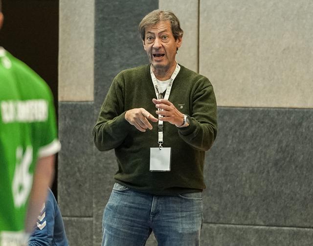 Trainer Dirk Bril musste sein Team an die kämpferischen Qualitäten erinnern.
Foto: Gohl