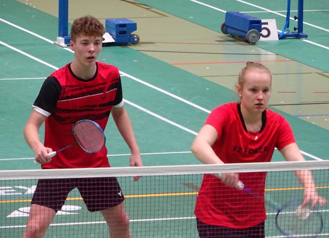 ... und im Mixed mit Aaron Sonnenschein