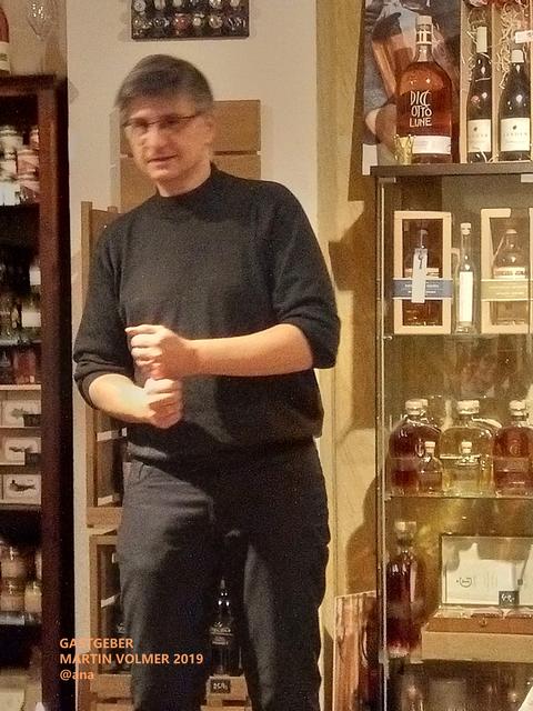 Gastgeber Martin Volmer, entdeckerweine