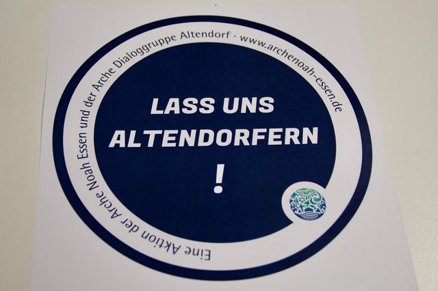 Das Thema "Lasst uns Altendorfern!" beschäftigte die Teilnehmer des Arche Dialogs in Altendorf. | Foto: Sonja Mersch