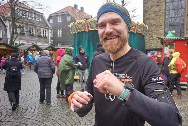 Christian Quere, Lehrer am Gymnasium Waldstraße, hat noch einen Marathon vor sich.