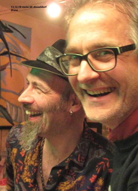 Niggemeier und Klatt, bestens gelaunte Künstler :-)