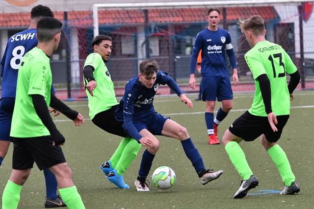 Die Löwentaler A-Junioren siegten hoch gegen den FC Karnap.
Foto: Bangert