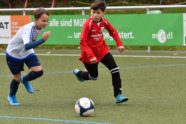 Die Kettwiger D-Junioren drehten die Partie gegen Niederbonsfeld.
Foto: Bangert