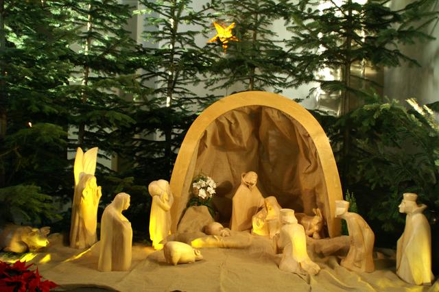 Die Krippe in St. Michael.