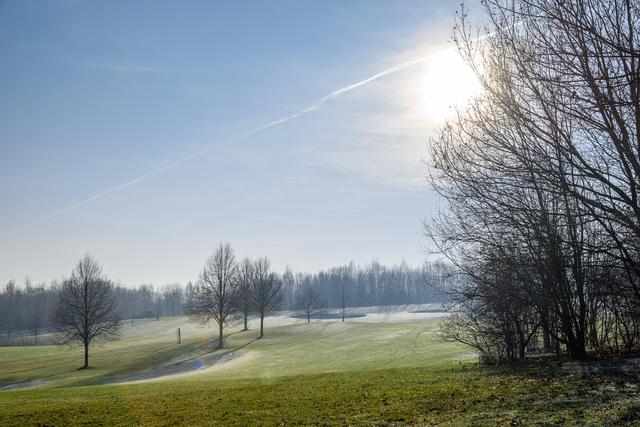 Auf dem Golfplatz in Castrop-Rauxel Frohlinde