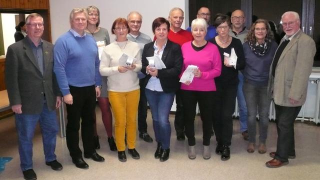Bei dem Treffen wurden einige Mitglieder für ihre Wiederholungen des Sportabzeichens besonders geehrt.