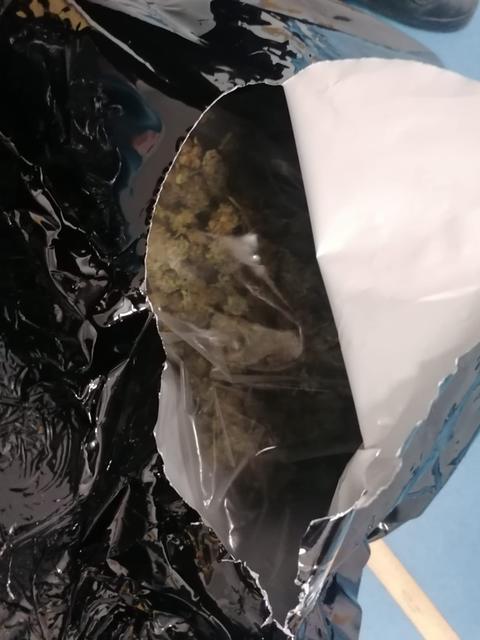 Beutel mit Marihuana