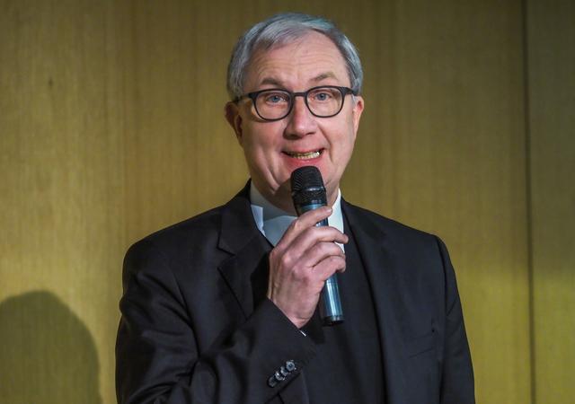 Propst Jürgen Schmidt sprach auch über das Sozialprojekt in den Domstuben.
Foto: Debus-Gohl 
