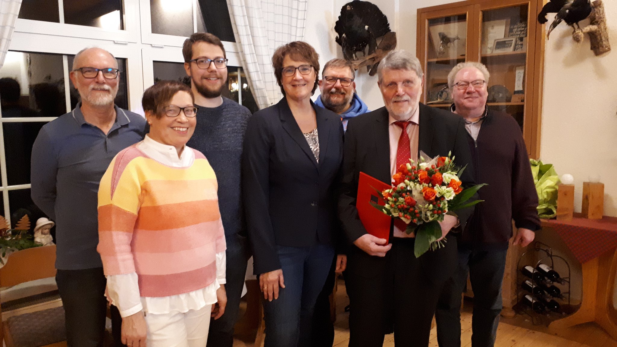 50 Jahre im SPDOrtsverein Frömern/Ostbüren/Palz Heinrich Brämer