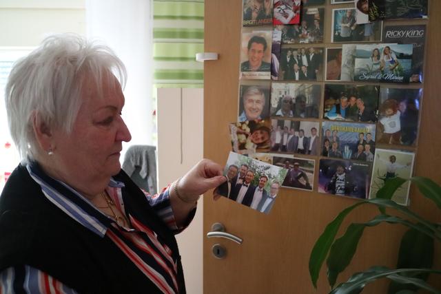 Die Autogrammwand der Drüpplingser Seniorin wird immer größer. | Foto: Goor-Schotten