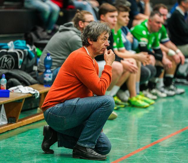 Trainer Dirk Bril führte die DJK Werden zum Sensationssieg über den Tabellenführer.
Foto: Gohl