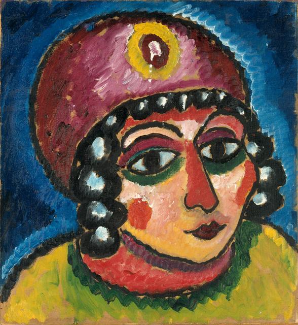 Das Portrait "Mädchenkopf mit rotem Turban und gelber Agraffe" von Alexej von Jawlensky wird ebenfalls in der Ausstellung im Osthaus-Museum zu sehen sein.
