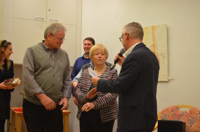 Seit 40 Jahren in der SPD sind Herbert Eglinski und Sigrid Schepers, die aktuelle Vorsitzende der AWO-Holsterhausen. Sigrid Schepers war u.a. Bezirksvertreterin von 1991 bis 2001.