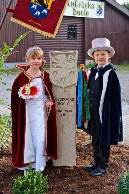 Auch das Kinder-Prinzenpaar freut sich auf die große Prunksitzung am kommenden Samstag.