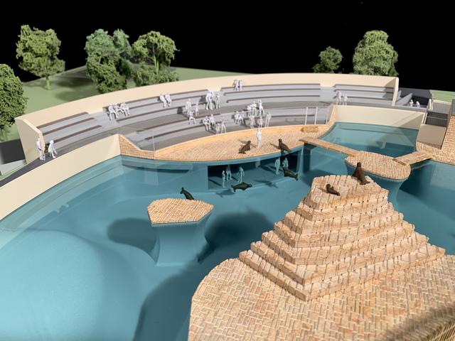 Das Modell der neuen Robbenanlage im Dortmunder Zoo - Generalplaner sind dabei Kemper Steiner &amp; Partner Architekten. | Foto: www.modellwerkstatt.com