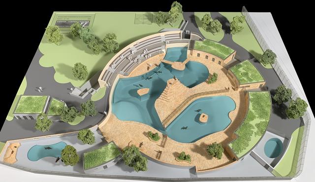 Das Modell der neuen Robbenanlage im Dortmunder Zoo - Generalplaner sind dabei Kemper Steiner &amp; Partner Architekten. | Foto:  www.modellwerkstatt.com