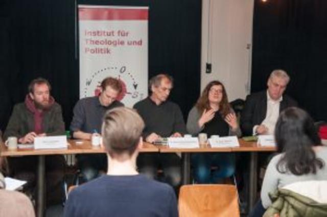 Pressekonferenz zu den Vorgängen um die Gewahrsamnahme von zwei ITP-MitarbeiterInnen.