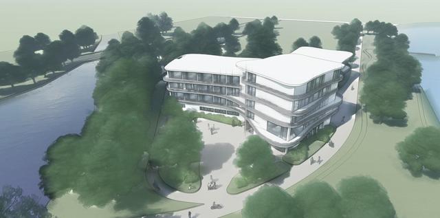 Das Hotel soll über 80 Zimmer verfügen, davon 51 Doppelzimmer, 15 Zimmer sollen rollstuhlgerecht sein, 14 werden als Einzelzimmer erstellt. Grafik: REISER & PARTNER