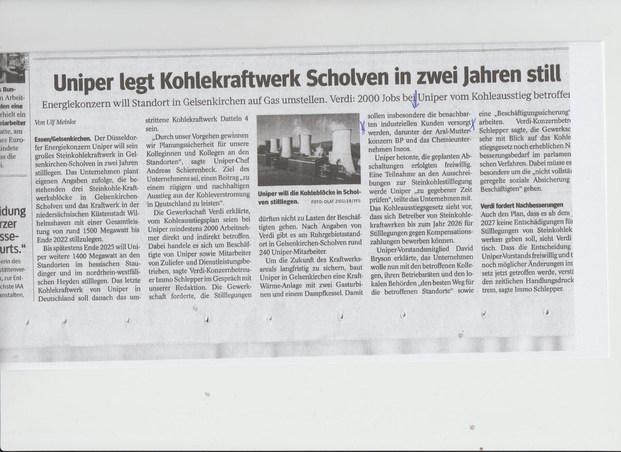 Uniper Fernwarme Gmbh Uniper Fernheizung Info An Industrie Und Privatkunden Gladbeck