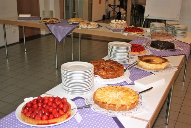 Die Kuchenauswahl beim Neumühler Turmcafé hat schon fast legendären Ruf.