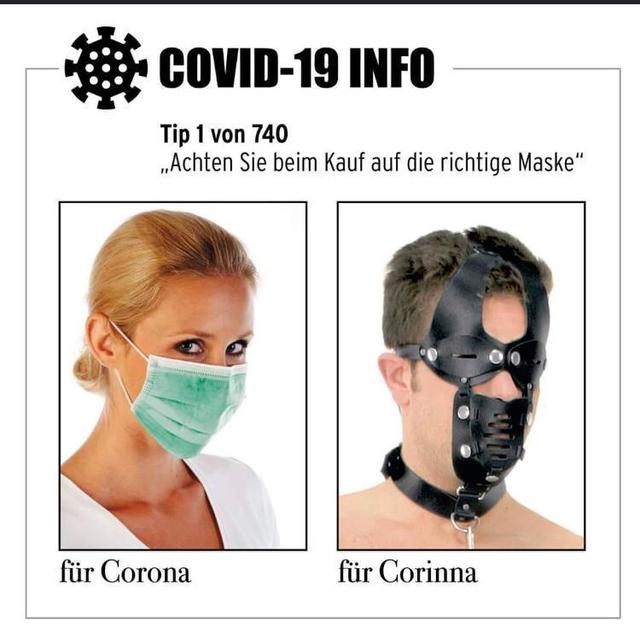 Aktion für die CommunityMitglieder Corona ist nicht lustig! Was den