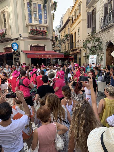 Ein Bild von der Feria de Malaga.
