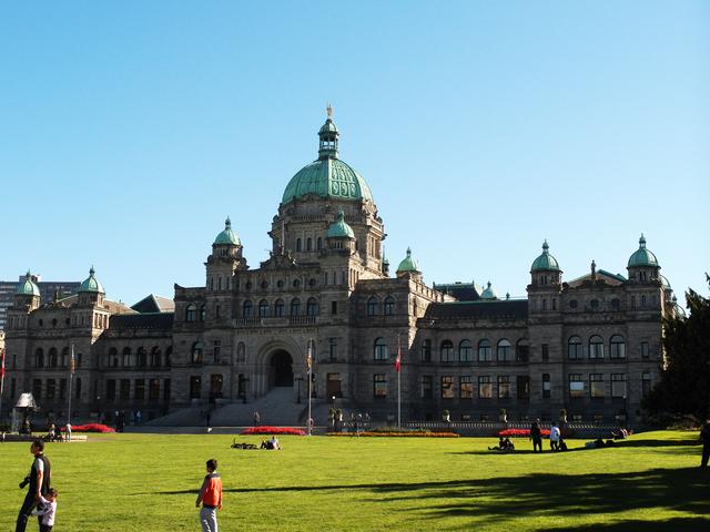 Die Kolonialvergangenheit spiegelt sich im Parlamentsgebäude von Victoria, Hauptstadt der Provinz British Columbia, wider. | Foto: Michael Köster