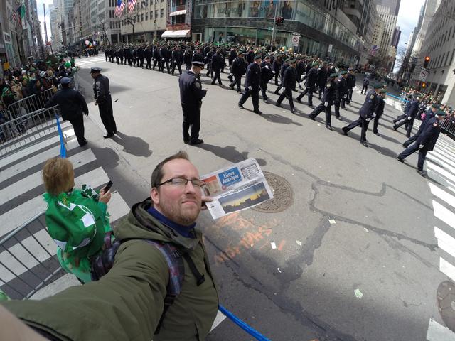 Parade am St. Patricks Day