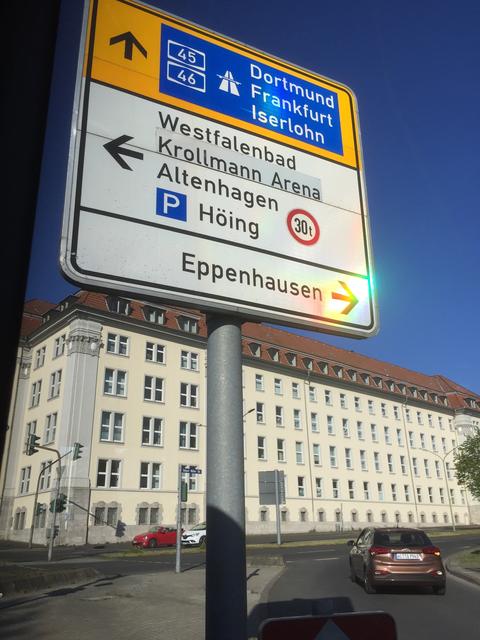 Foto aus dem Bus