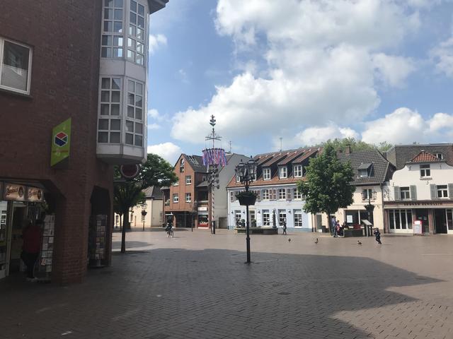 Gähnende Leere auch auf dem Altmarkt.