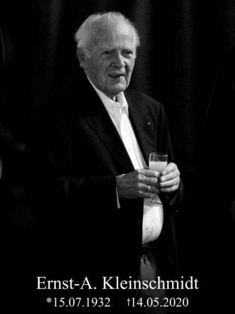 Der BSV Wulfen trauert um seinen Vereinsgründer und Ehrenvorsitzenden Ernst A. Kleinschmidt.