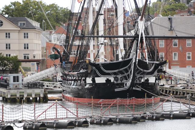 Die USS Constitution.