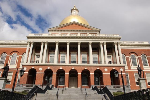 Am Boston Common startet der Freedom-Trail und führt direkt am State House, den Parlament von Massachusetts vorbei.