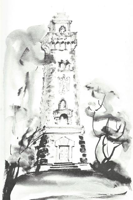 Kulturort Bismarckturm Mülheim - Malerei von Edith Polland-Dülfer - Sammlung KuMuMü