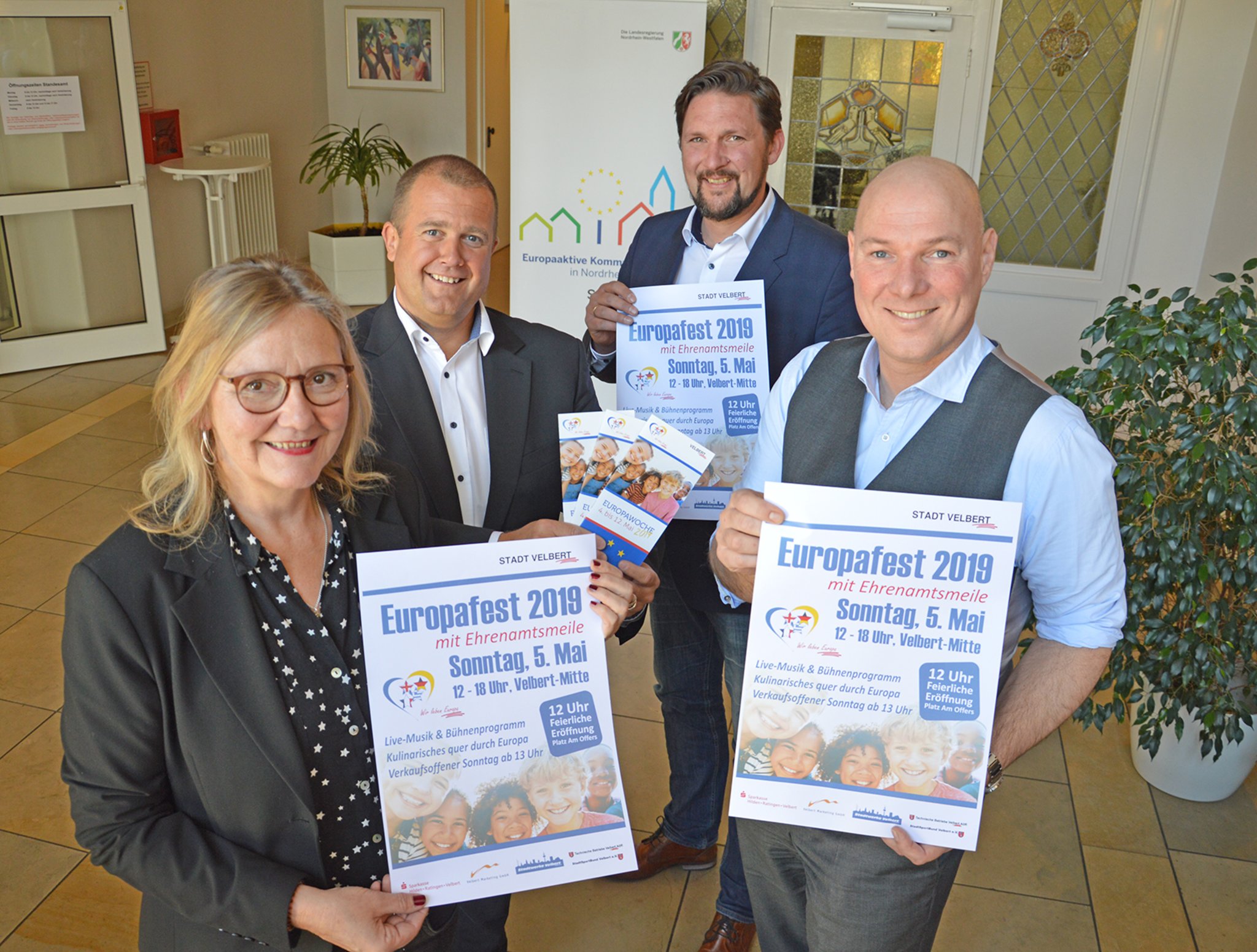 Besondere Auszeichnung für die Stadt: Europadiplom für Velbert - Velbert