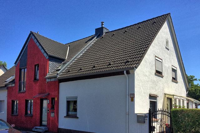 Die erste "Heimat" in einem Zimmer unter dem Dach.