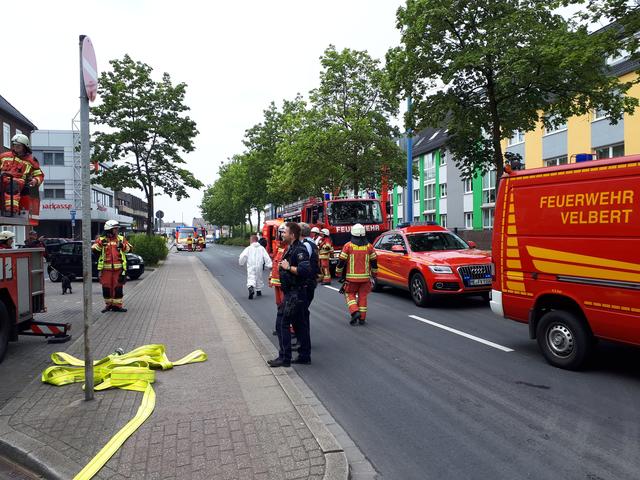 Die Einsatzstelle musste weiträumig abgesperrt werden.